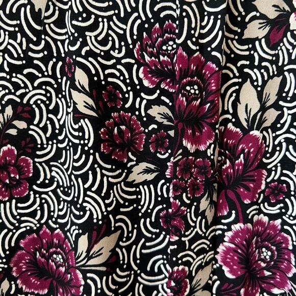 By Design blouse with neck tie option Sleeveless Sz Small Purple Black NWT - Picture 3 of 8